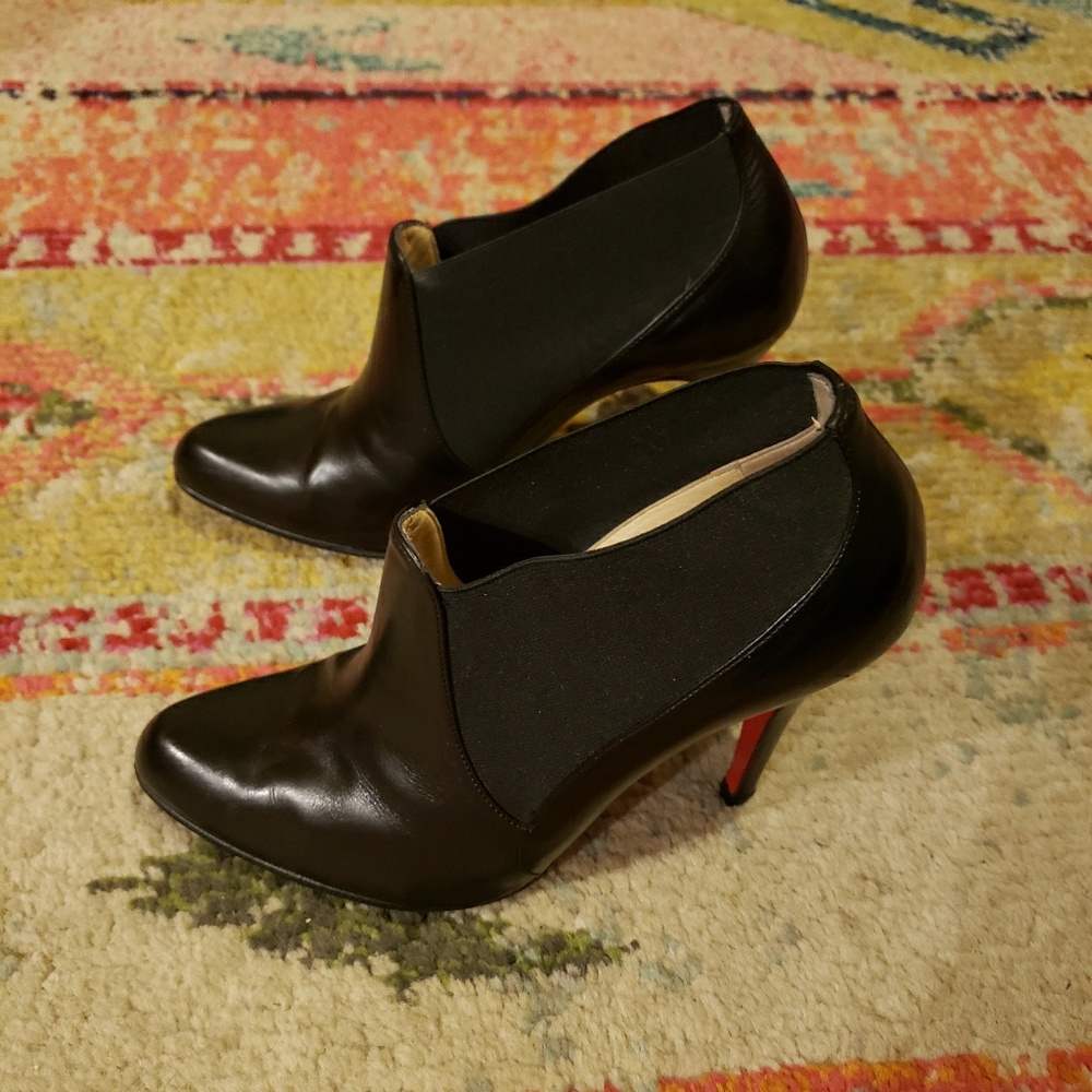 Louboutin Black Booties